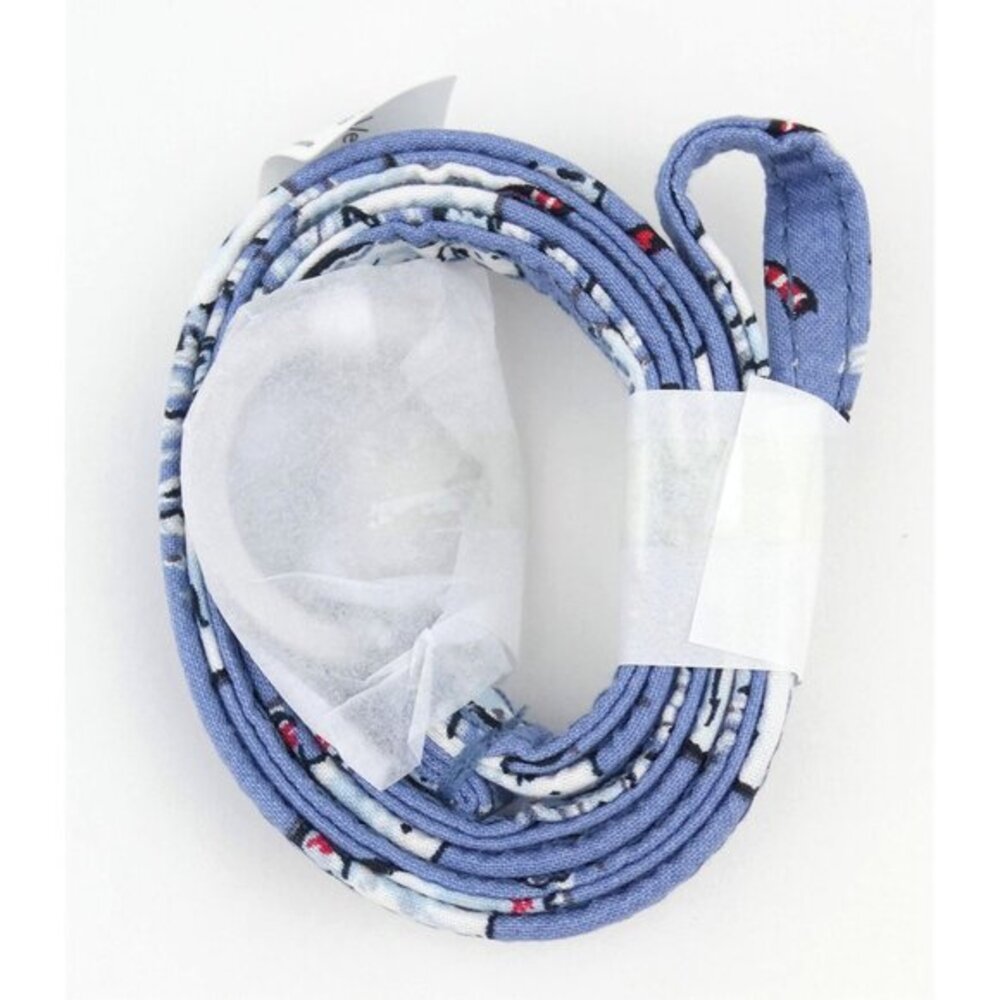 Vera‎ Bradley Beary Merry Cool Blue Cotton Lanyard NWT
